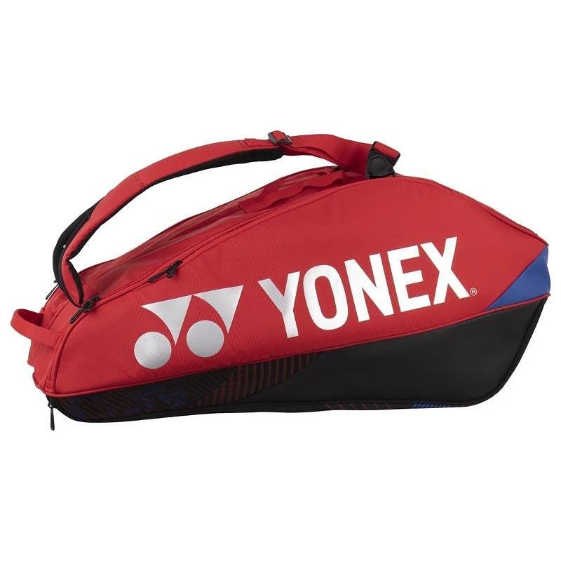 Geantă termică Yonex Pro Thermobag 2024 - geantă de tenis roșie pentru 9 rachete și echipament