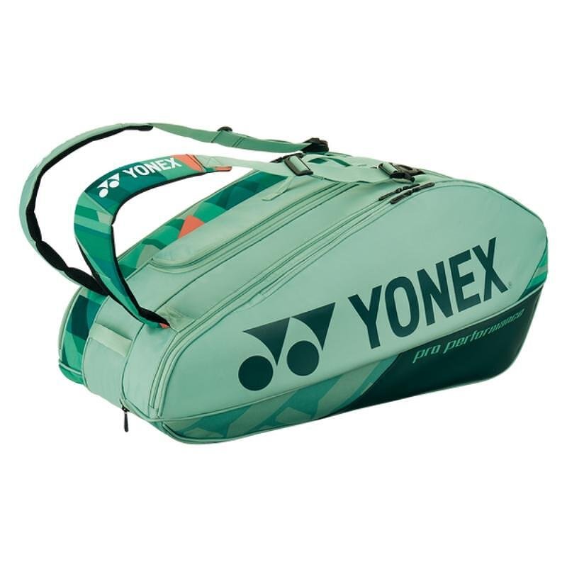 Термобег YONEX PRO BAG Olive Green 9 ракети, тенис сакове за ракети, дрехи и обувки