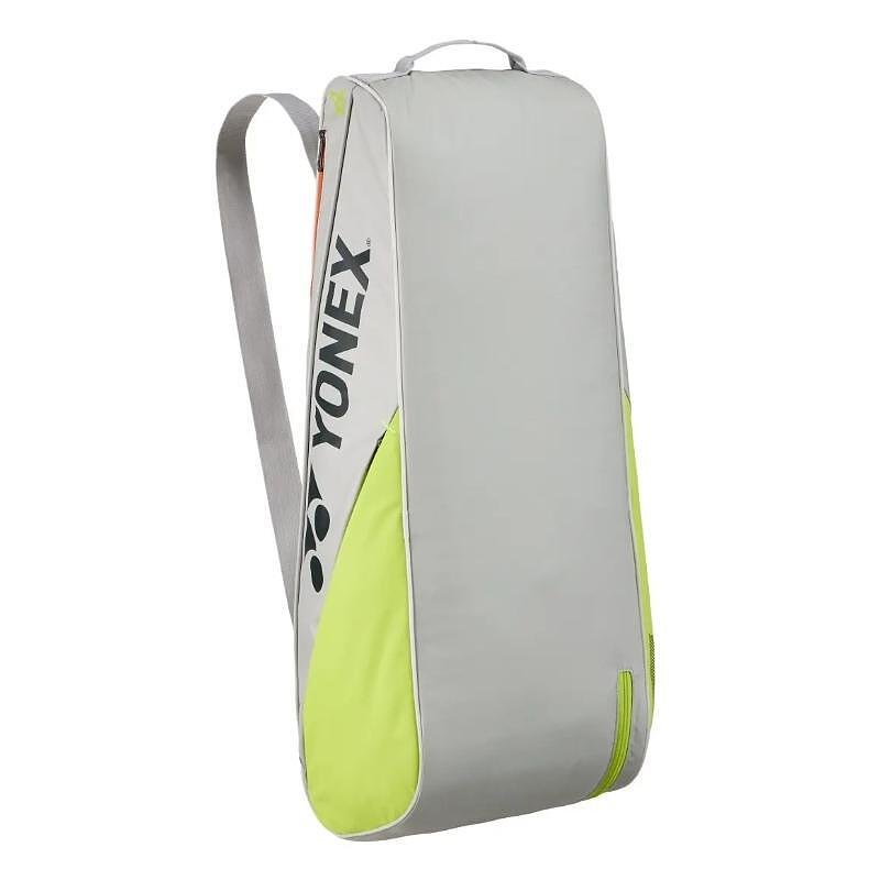 Термобег за бадминтон Yonex Club VA 6 Pcs Grayish Beige – стилен тенис сак за 6 ракети и екипировка, Yonex