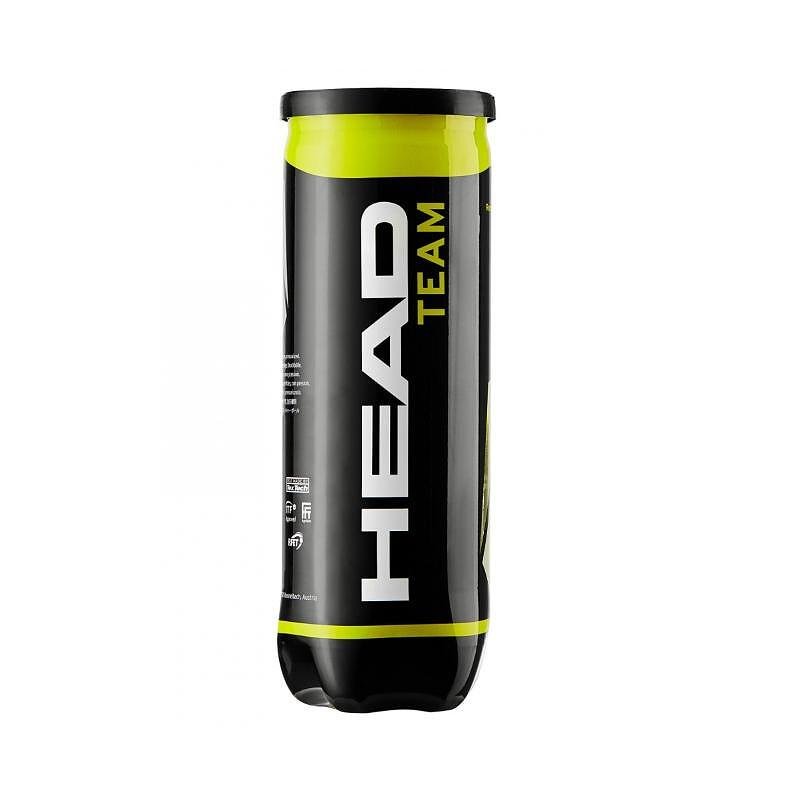 HEAD TEAM x3 tennis balls in a tube, suitable for tennis gear and a tennis shop