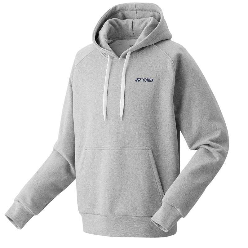 Горнище Yonex SWEAT HOODIE Unisex Gray – стилно сиво унисекс горнище Yonex за комфорт и тренировки