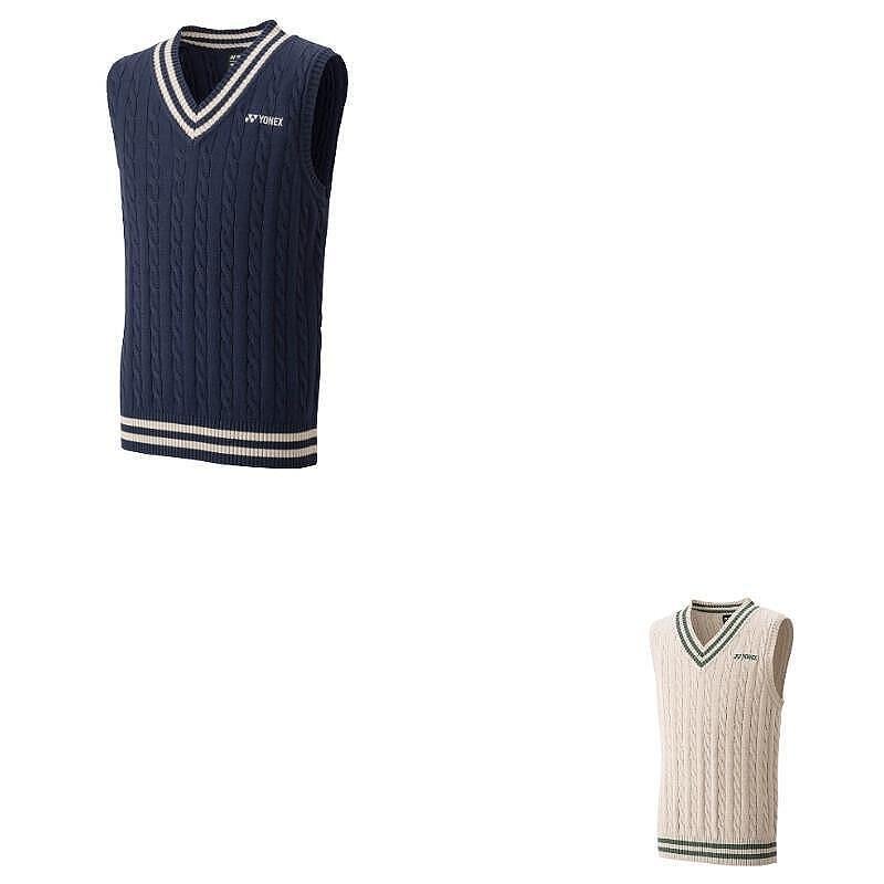 Жилетка Yonex Unisex Sweater Vest Indigo Marine, стилна спортна жилетка за тренировка и ежедневие