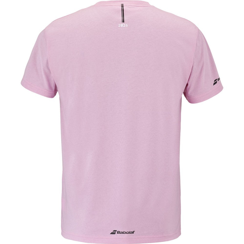 Tricou bărbătesc Babolat Exercise Message Lilac