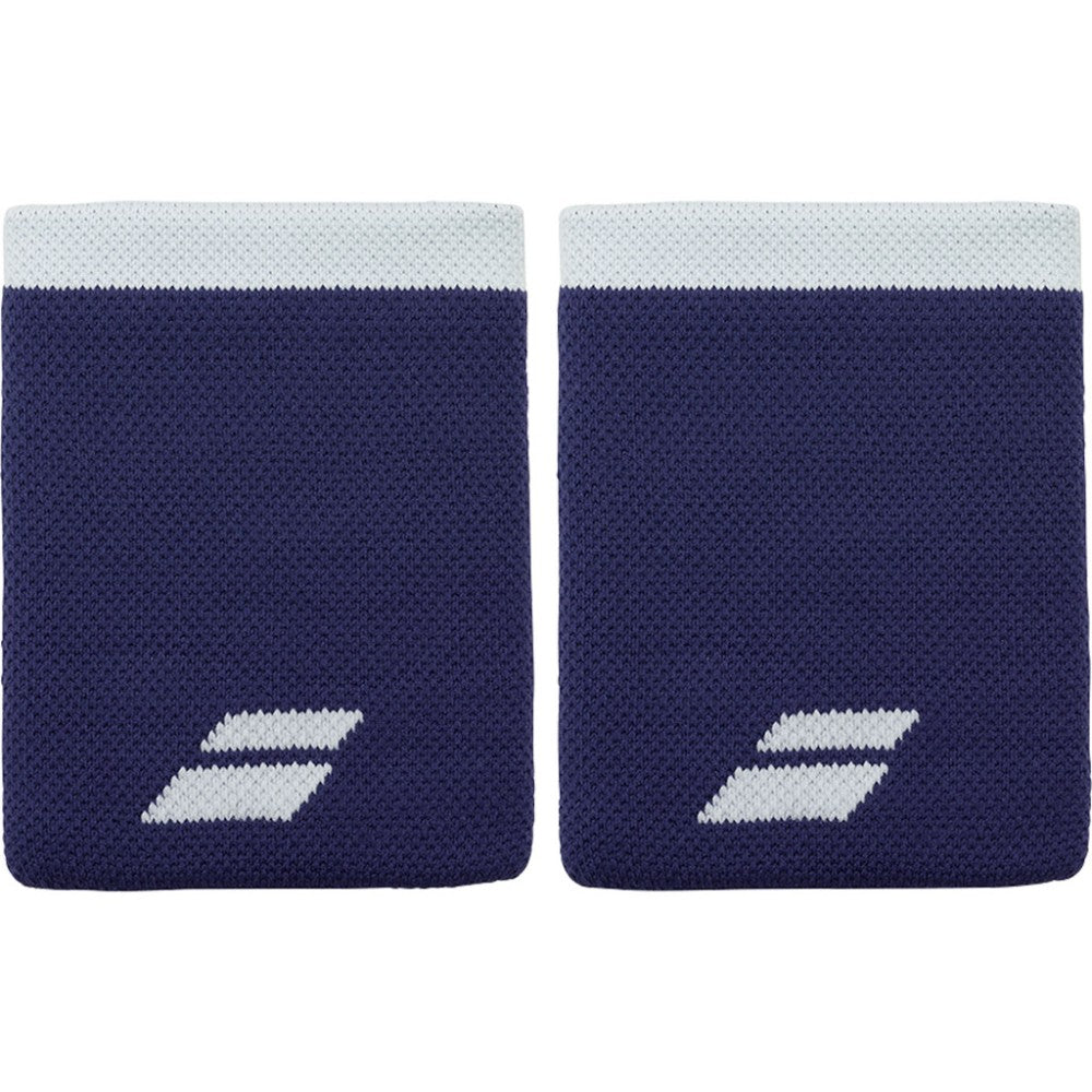 Накитници Babolat Logo Jumbo Ilussion Blue х2 - тенис и падел аксесоар с бродирано лого за комфорт при игра.