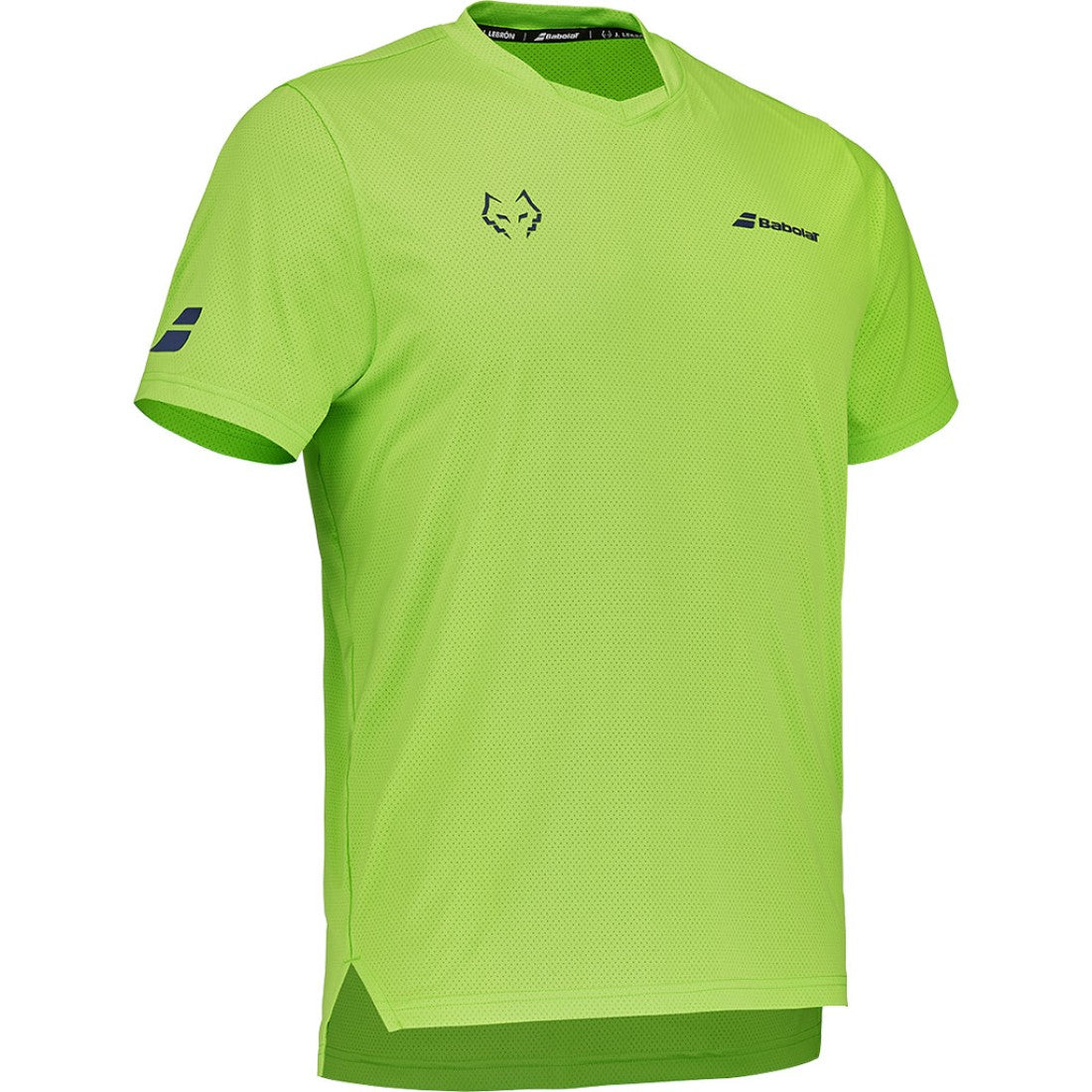 Men's Babolat Crew Neck Tee J Lebron Green Flash