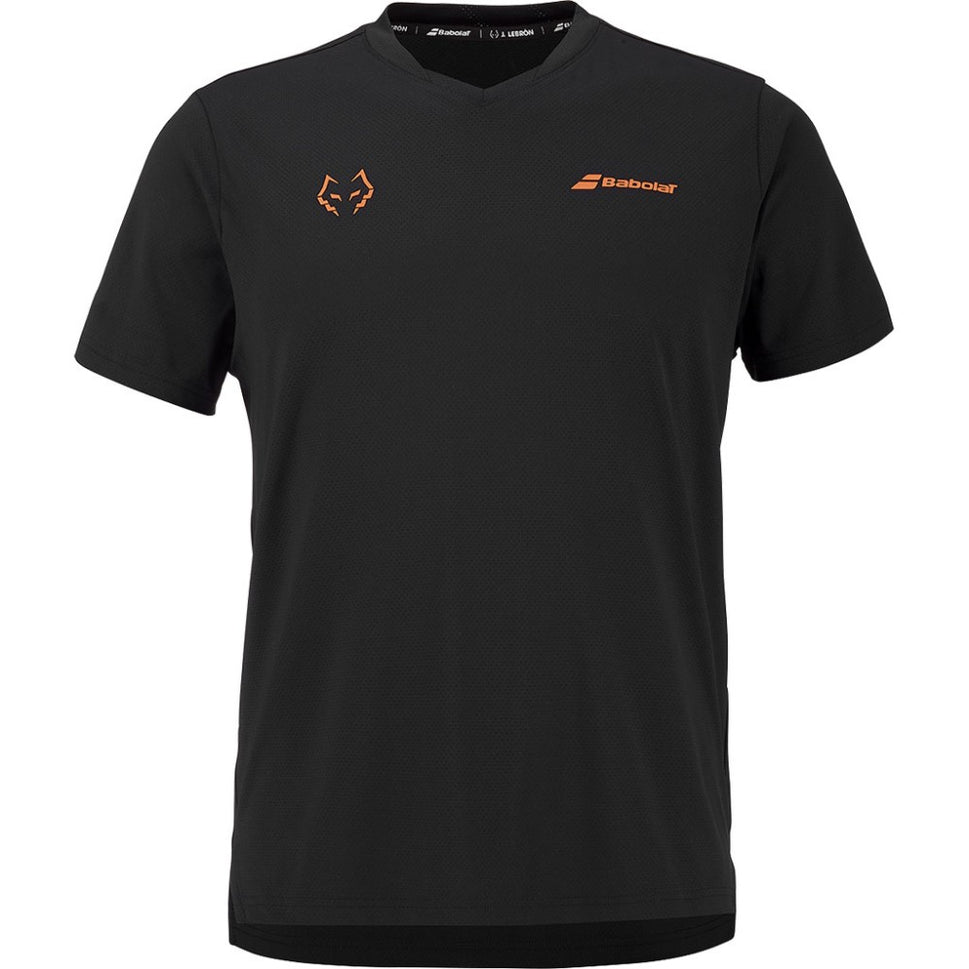 Tricou de padel BABOLAT CREW NECK TEE J/ LEBRON BLACK