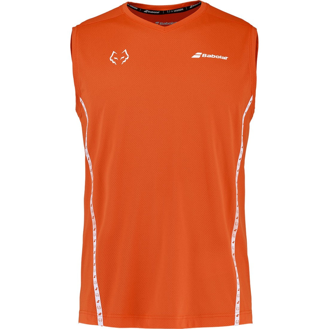 Maiou pentru bărbați de padel Babolat Mucle Tank J Lebron Red Orange