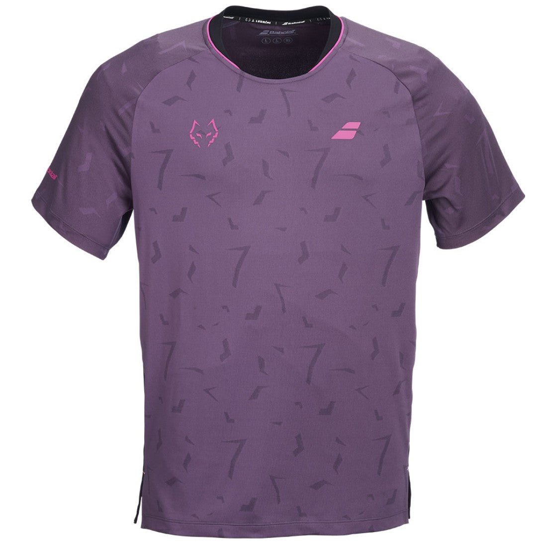Men's Babolat Replica J. Lebron Black/Plum T-Shirt
