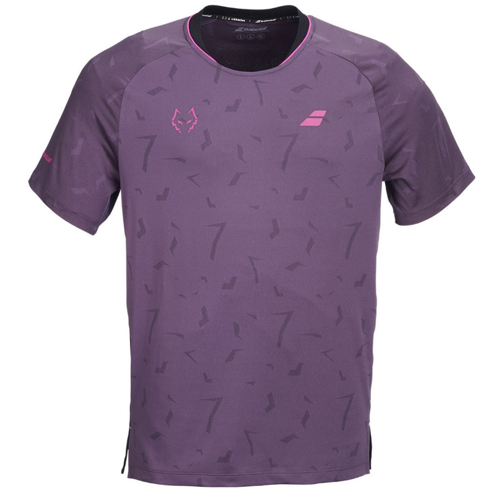 Men's Babolat Replica J. Lebron Black/Plum T-Shirt