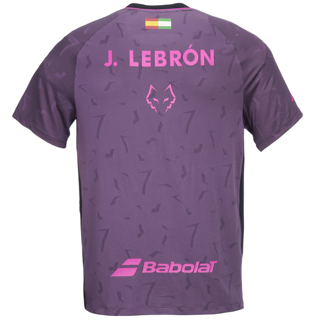 Men's Babolat Replica J. Lebron Black/Plum T-Shirt