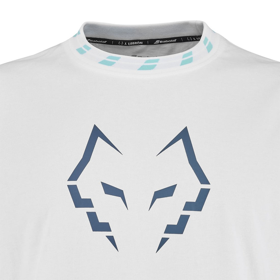 Men's Babolat Cotton Tee Wide J. Lebron White