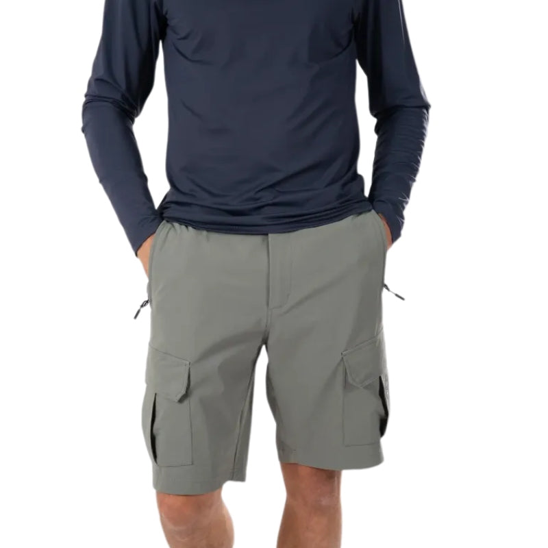 Pantaloni scurți bărbătești de drumeție AULP Banco Lichen