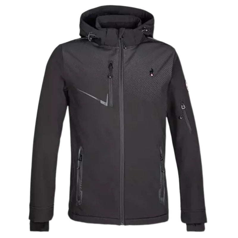 Men's AULP Nevim Softshell Black hiking jacket