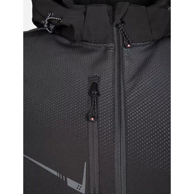Men's AULP Nevim Softshell Black hiking jacket