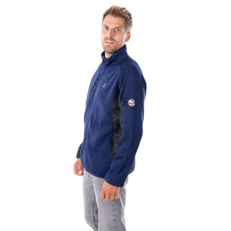 Bluză sport pentru bărbați AULP Rikko Navy/Black
