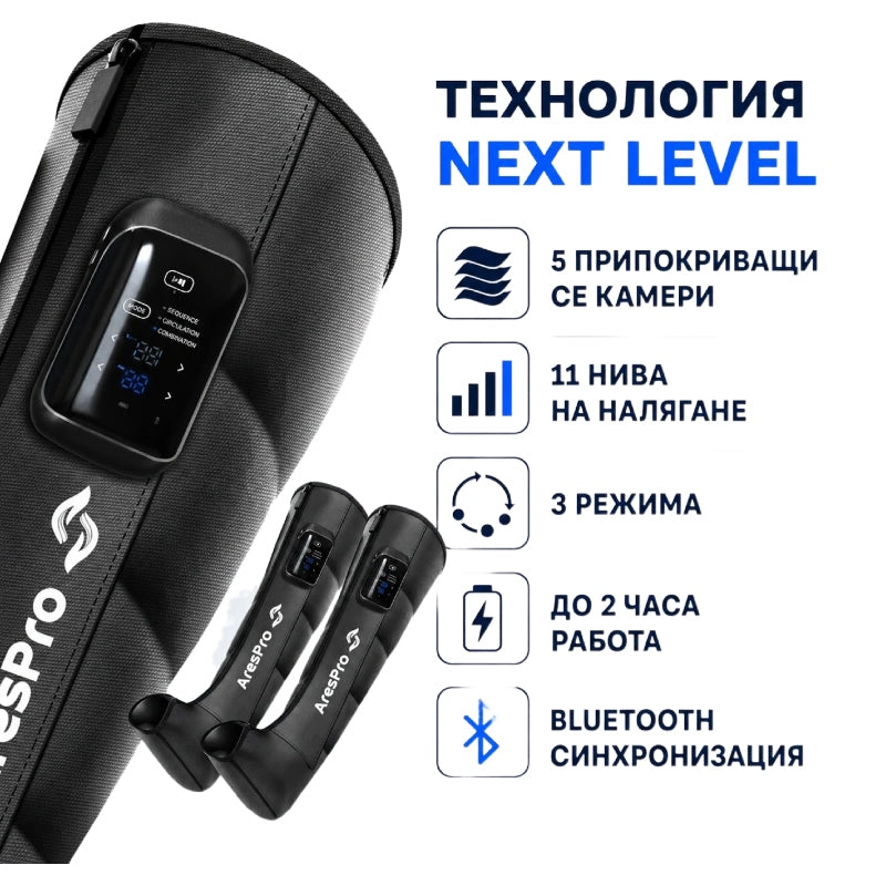 Compression Boots for Pressotherapy and Lymphatic Drainage AresPro Next Level