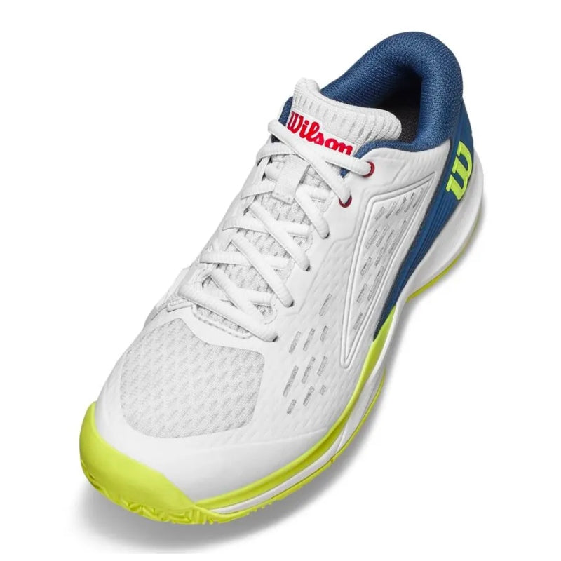 Wilson Rush Pro Ace Junior Snow White/Ensign Blue