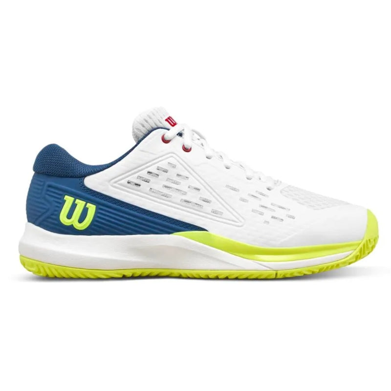 Wilson Rush Pro Ace Junior Snow White/Ensign Blue