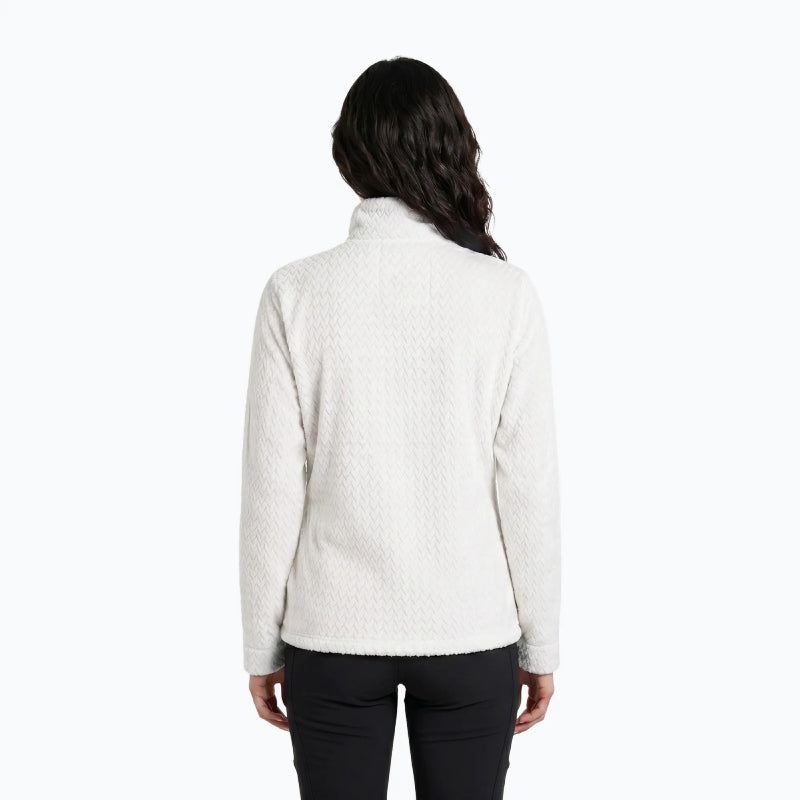 Women's AULP Becco White fleece top