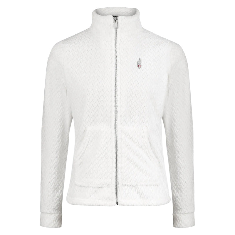 Women's AULP Becco White fleece top