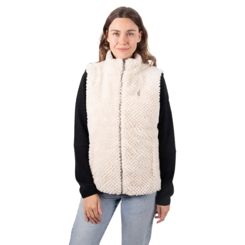 Women's reversible vest AULP Carol Swann/Black