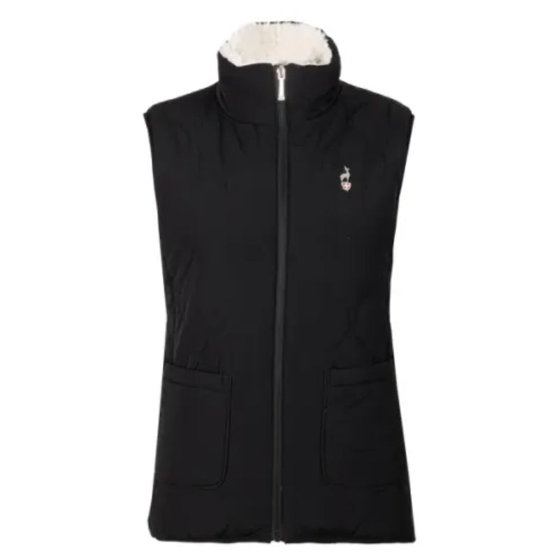 Women's reversible vest AULP Carol Swann/Black