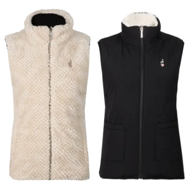 Women's reversible vest AULP Carol Swann/Black