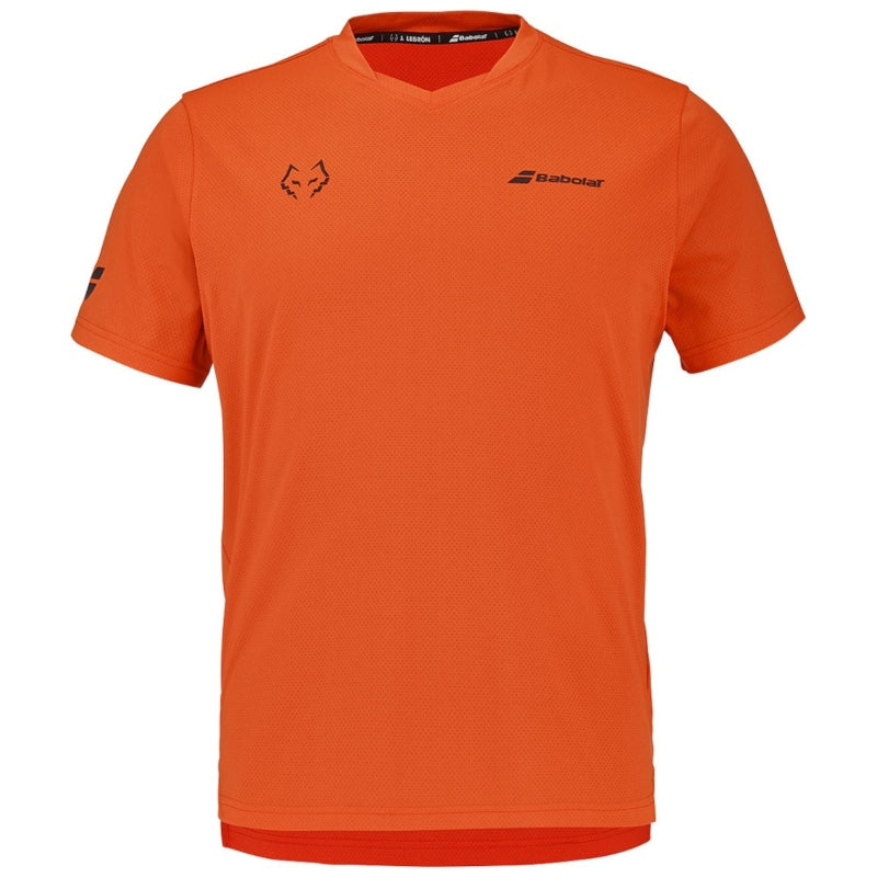 Tricou bărbătesc Babolat Crew Neck Tee J Lebron Red Orange