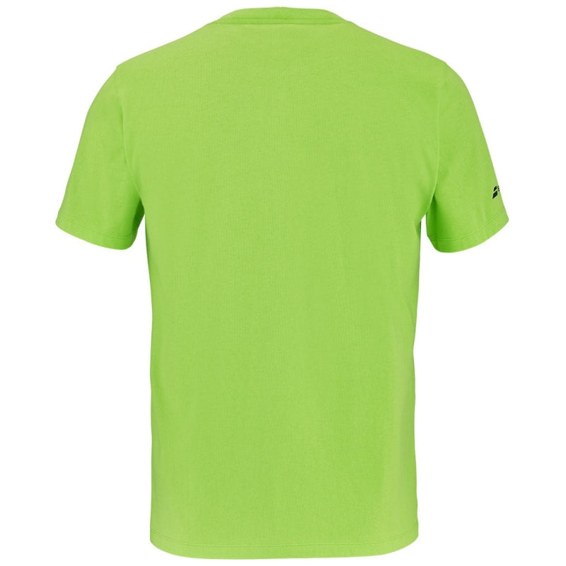 Tricou de tenis pentru bărbați Babolat Cotton Tee J Lebron Green Flash