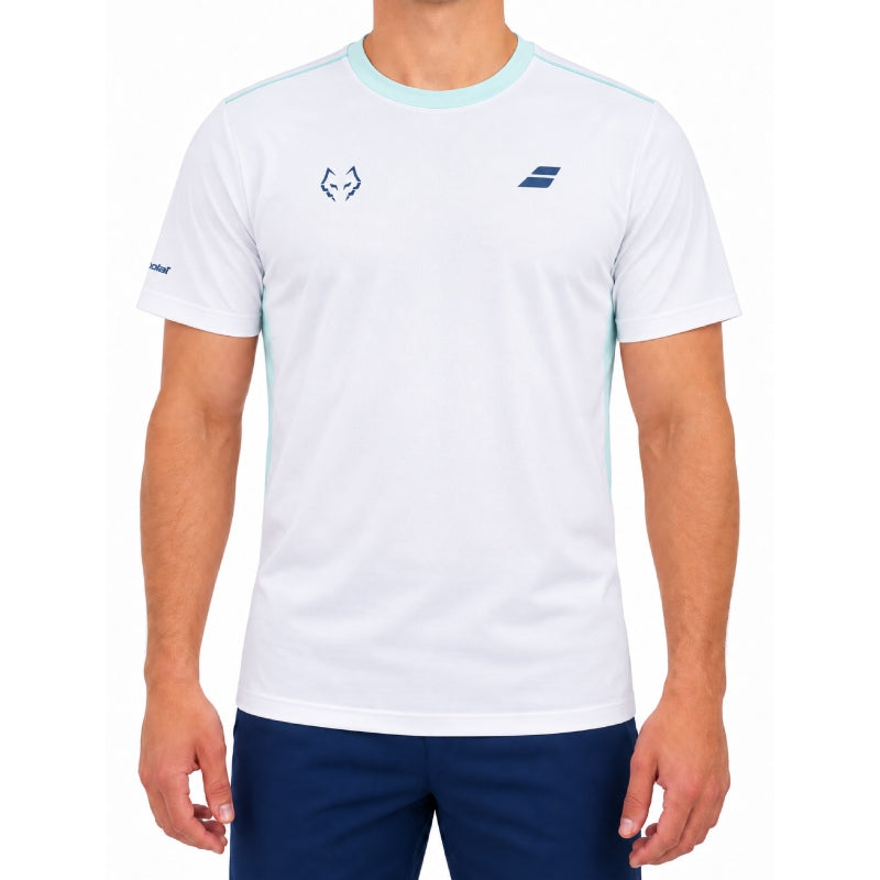 Babolat Crew Neck Tee Juan Lebron White Men's T Shirt
