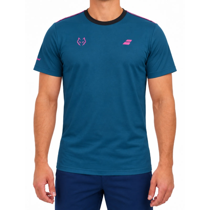 Babolat Crew Neck Tee Juan Lebron Blue Men's T Shirt