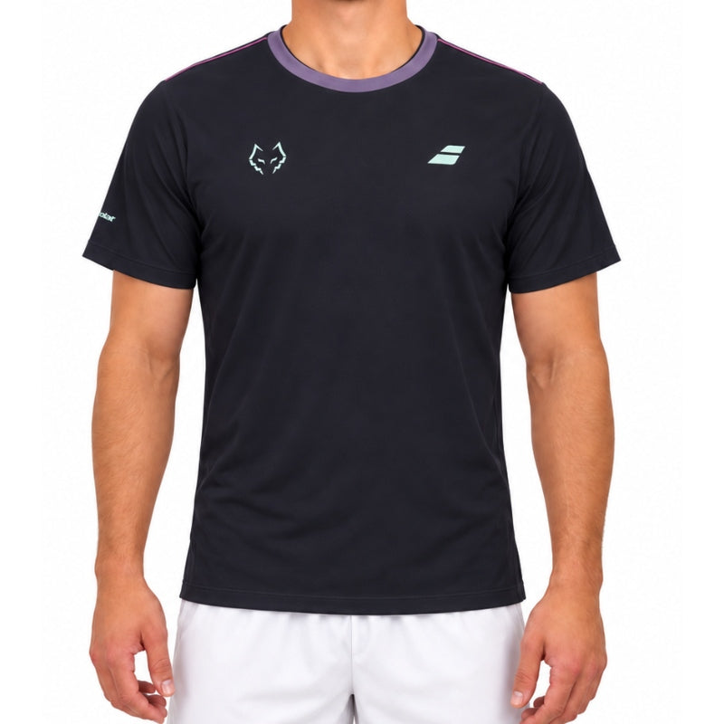 Babolat Crew Neck Tee Juan Lebron Black Men's T Shirt