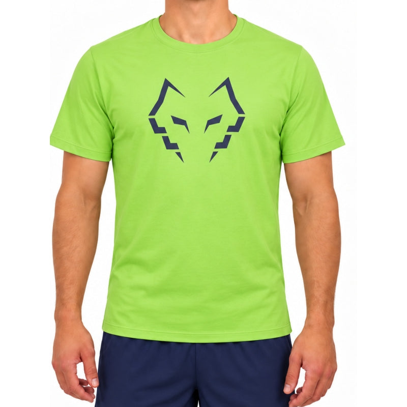 Tricou de tenis pentru bărbați Babolat din bumbac J Lebron verde intens