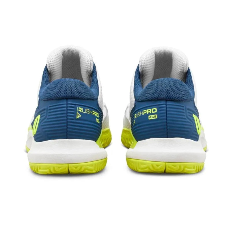 Wilson Rush Pro Ace Junior Snow White/Ensign Blue