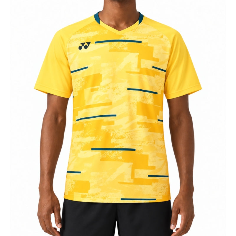 Tricou de tenis pentru bărbați Yonex Club Team galben pal