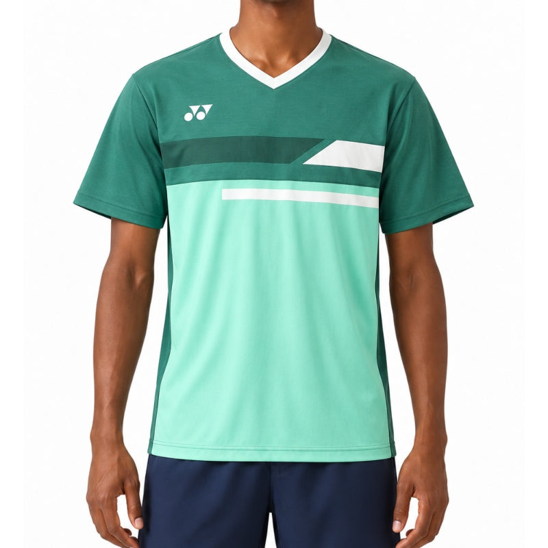 Tricou de tenis pentru bărbați Yonex Club Team Antique verde