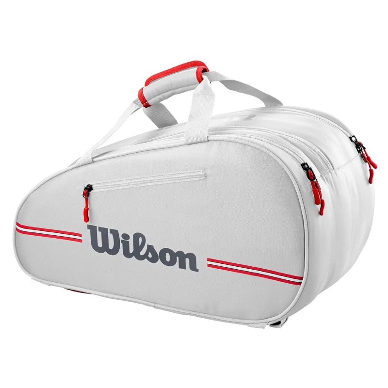Padel racket bag Wilson Team White