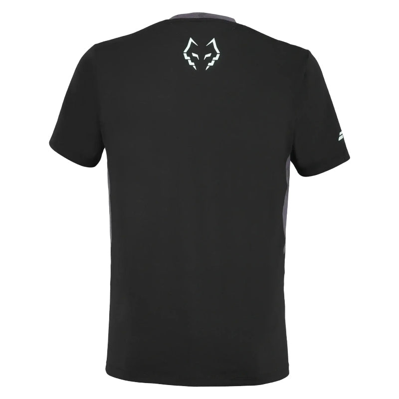 Tricou bărbătesc de tenis Babolat Crew Neck Tee Juan Lebron Black