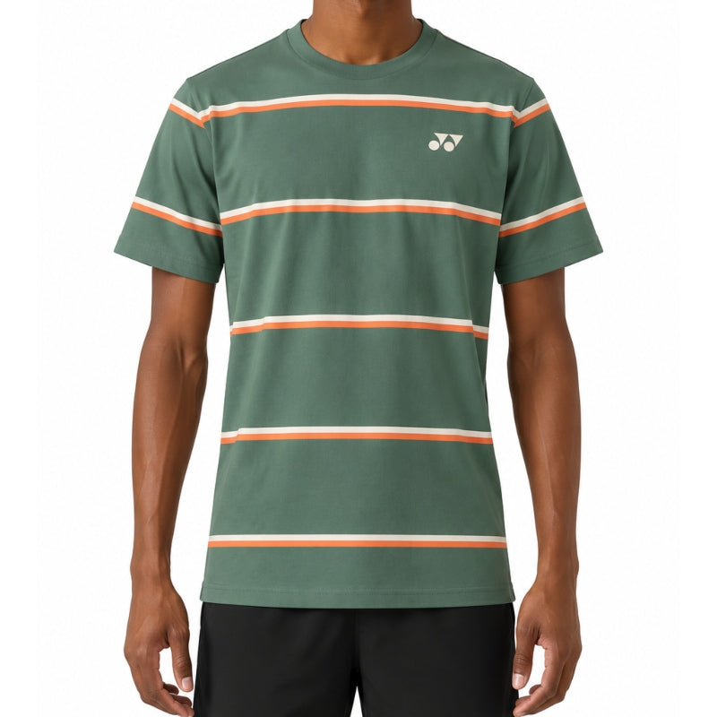 Tricou de tenis bărbătesc Yonex 16678 Unisex măsliniu
