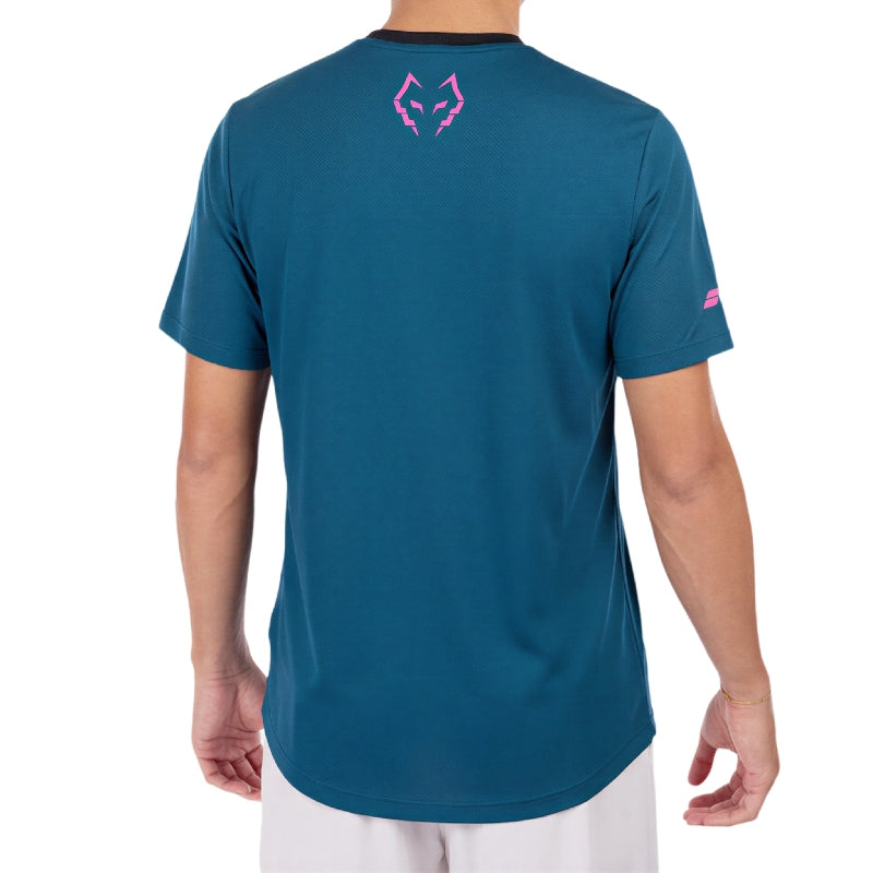 Tricou bărbătesc Babolat Crew Neck Tee Juan Lebron Blue