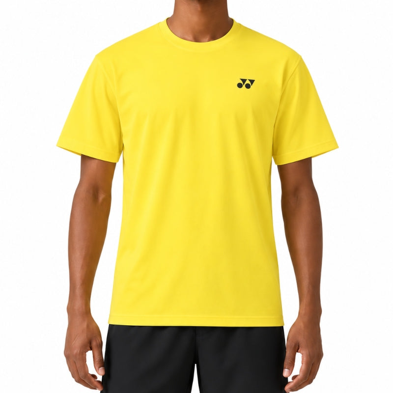 Tricou de tenis pentru bărbați Yonex YY Logo Yellow