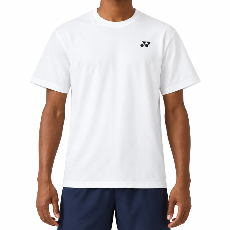 Tricou de tenis pentru bărbați Yonex YY Logo White