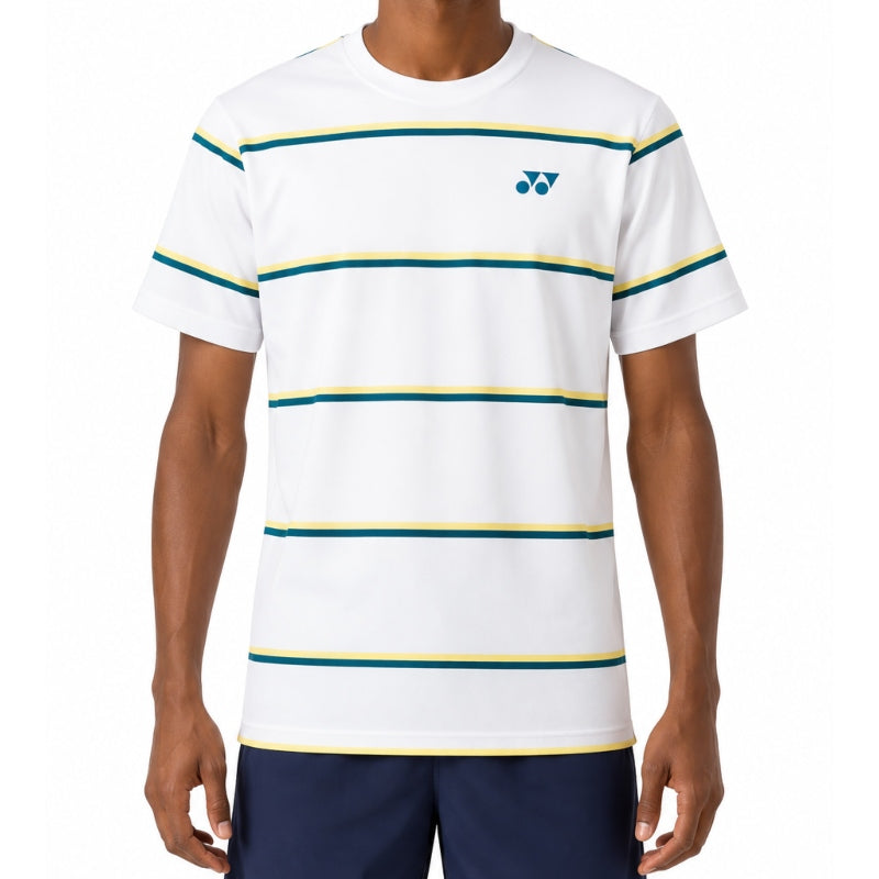 Tricou de tenis pentru bărbați Yonex 16678 Unisex alb