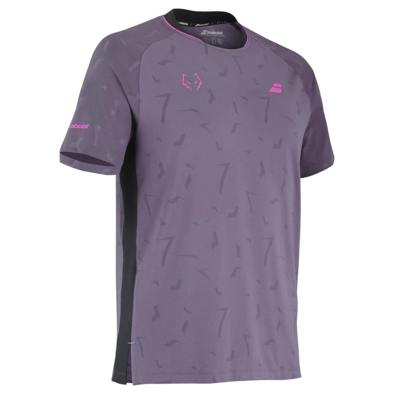 Men's Babolat Replica J. Lebron Black/Plum T-Shirt