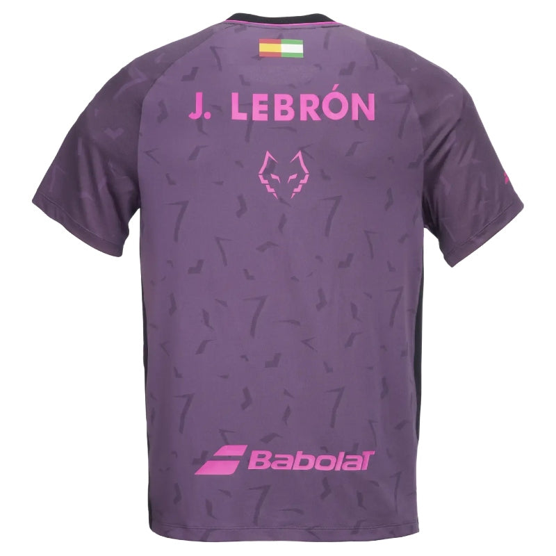 Men's Babolat Replica J. Lebron Black/Plum T-Shirt