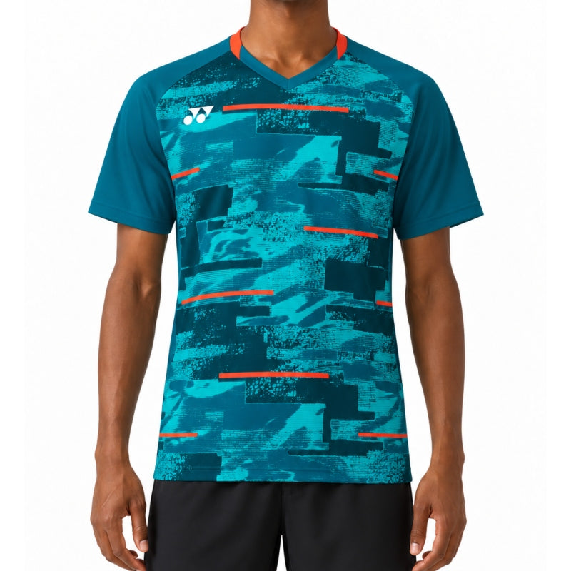 Yonex Crew Neck Blue Green Men's T Shirt