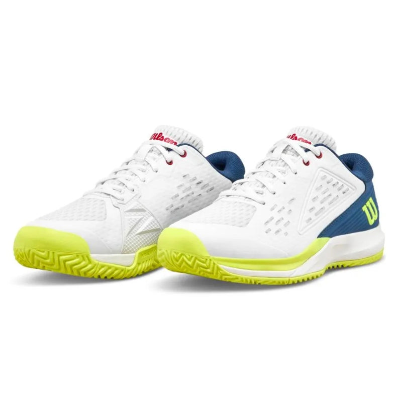 Wilson Rush Pro Ace Junior Snow White/Ensign Blue