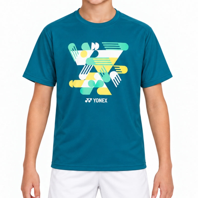 Yonex Practice Junior Blue Green Kids' T Shirt
