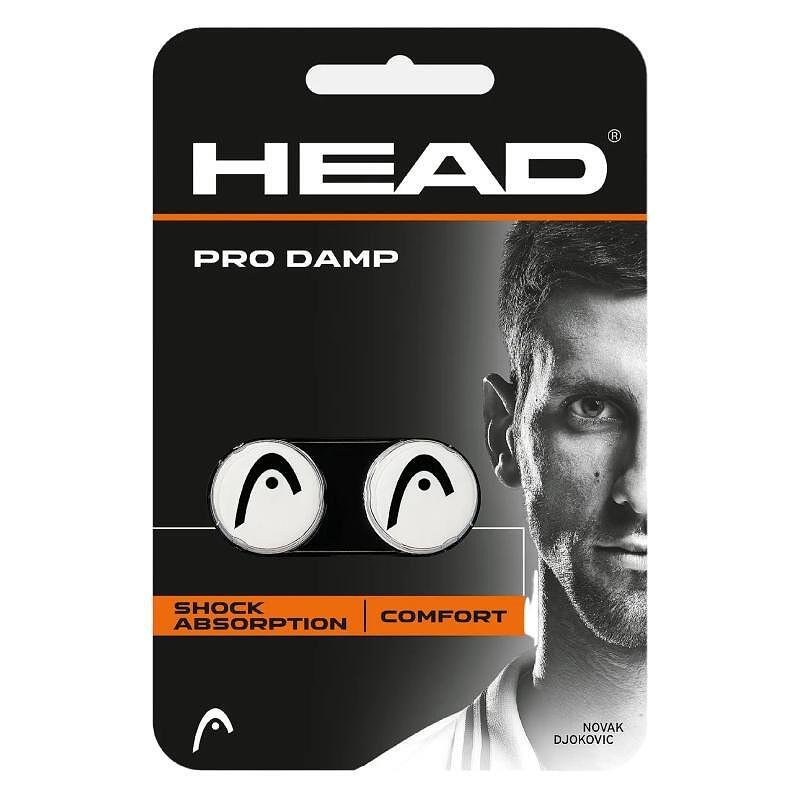 Антивибратори Head Pro Damp - white за падел ракети и тенис ракети, намаляват вибрациите и осигуряват комфорт