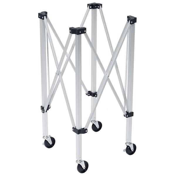 Babolat wheeled ball basket – a foldable, lightweight, and practical basket for tennis balls, up to 120 balls, easy to carry.